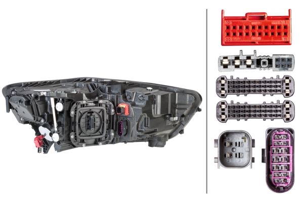 Hella Matrix Right Headlight – Audi | OEM 4G0 941 784 - View 2