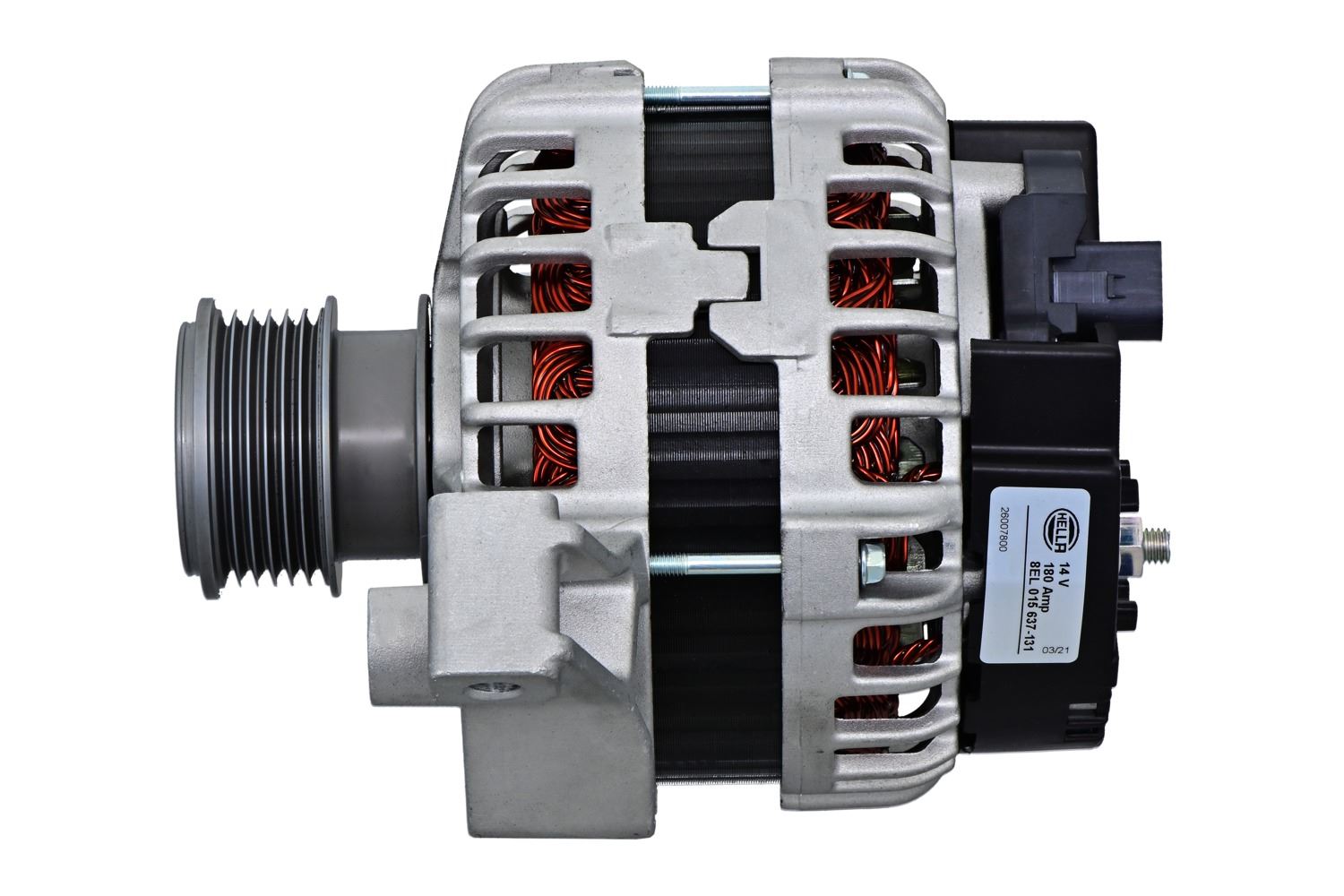 Hella Alternator for Land Rover, OEM quality, OEM BJ3210300CA, MPN 8EL 015 637-131