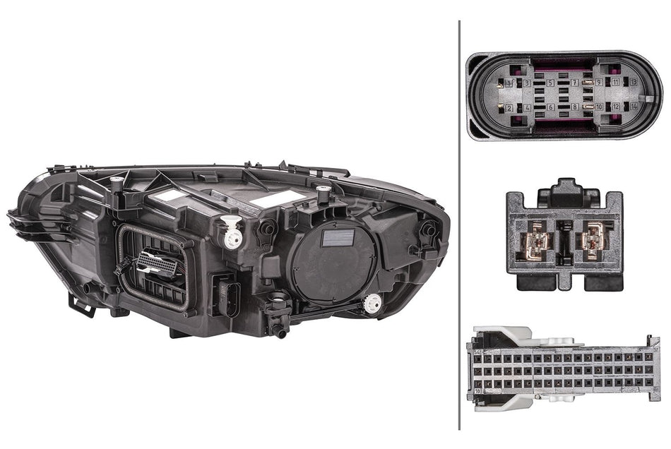 Hella LED Right Headlight – Mercedes-Benz | OEM 118 906 26 00