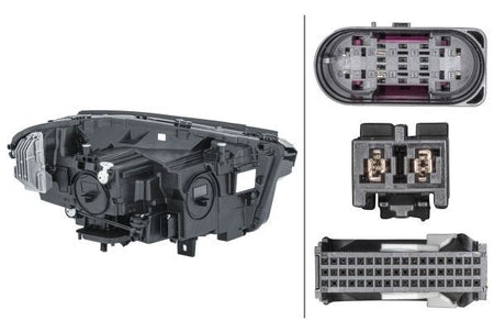Mercedes-Benz GLA Left Headlight, Hella OEM, OEM A2479066501 - View 2