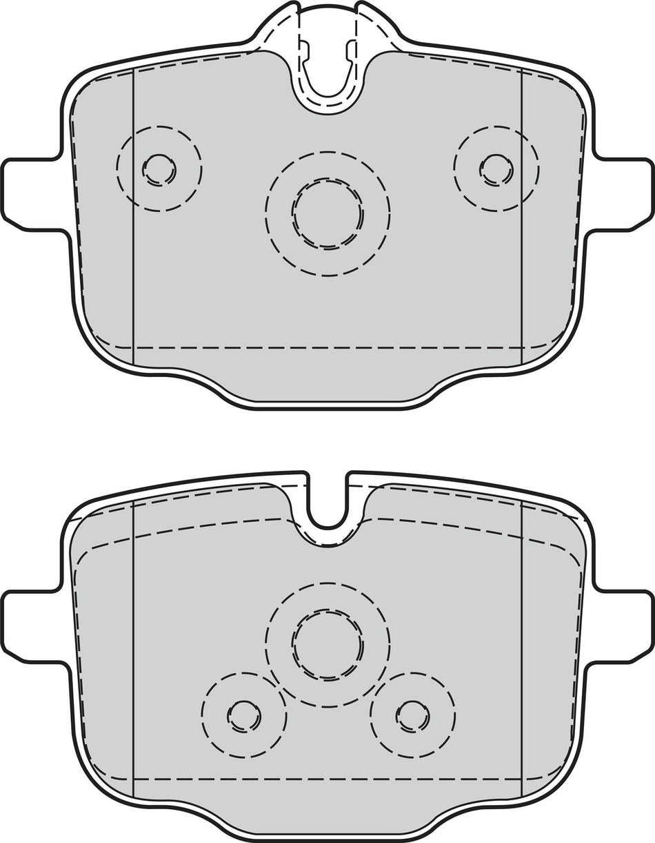 Valeo Rear Brake Pad Set for BMW, OEM quality, OEM 34 20 8 093 728, MPN 302137