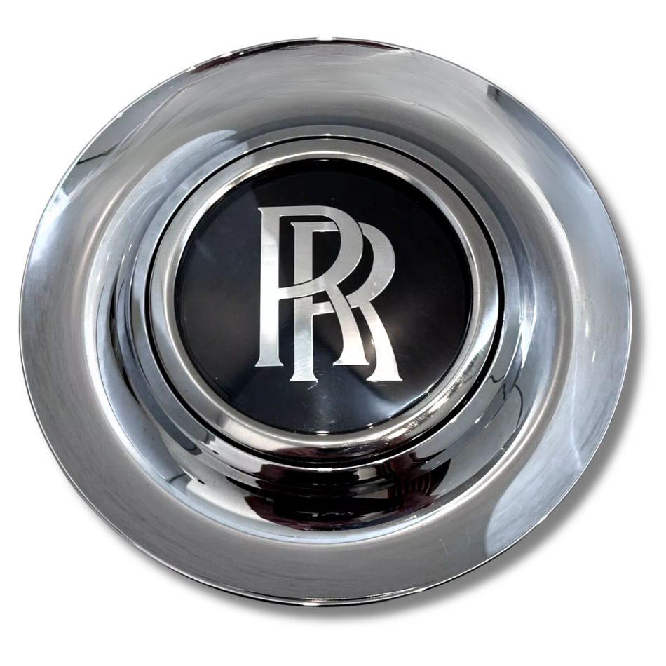 Rolls Royce Silver plastic Centre Caps Set, single, OEM 36136767564