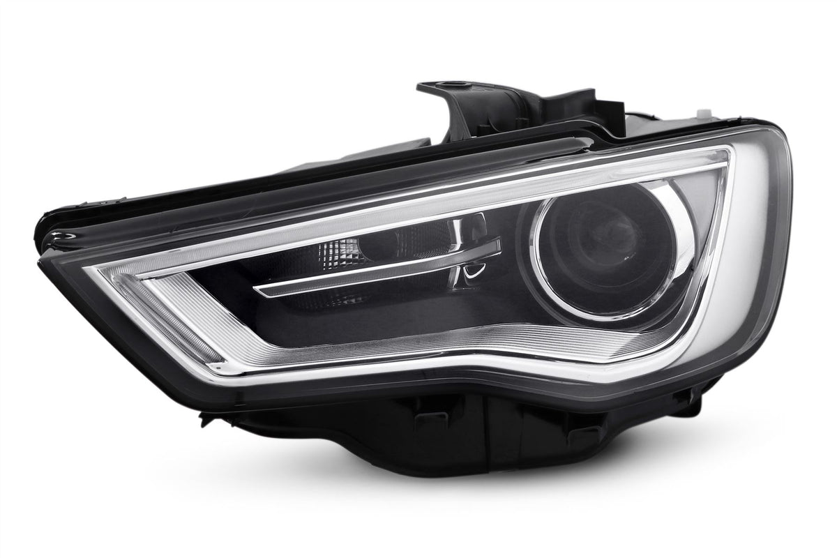 Hella Bi-Xenon LED Left Headlight for Audi, OEM quality, OEM 8V0941043A, MPN 1LL 010 740-591