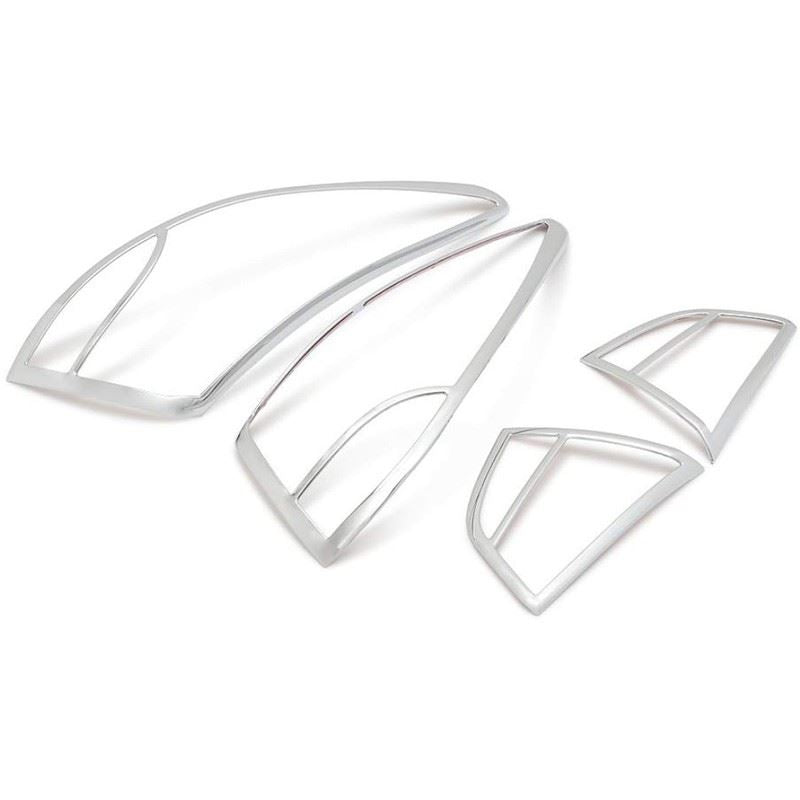 Taillight Lamp Hood Cover Rear Chrome | Eurowagens - View 5