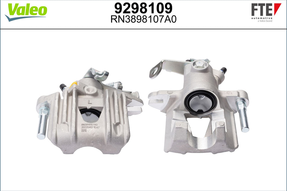 Valeo Left Brake Caliper Left for Vauxhall, OEM quality, OEM 93176623, MPN 9298109