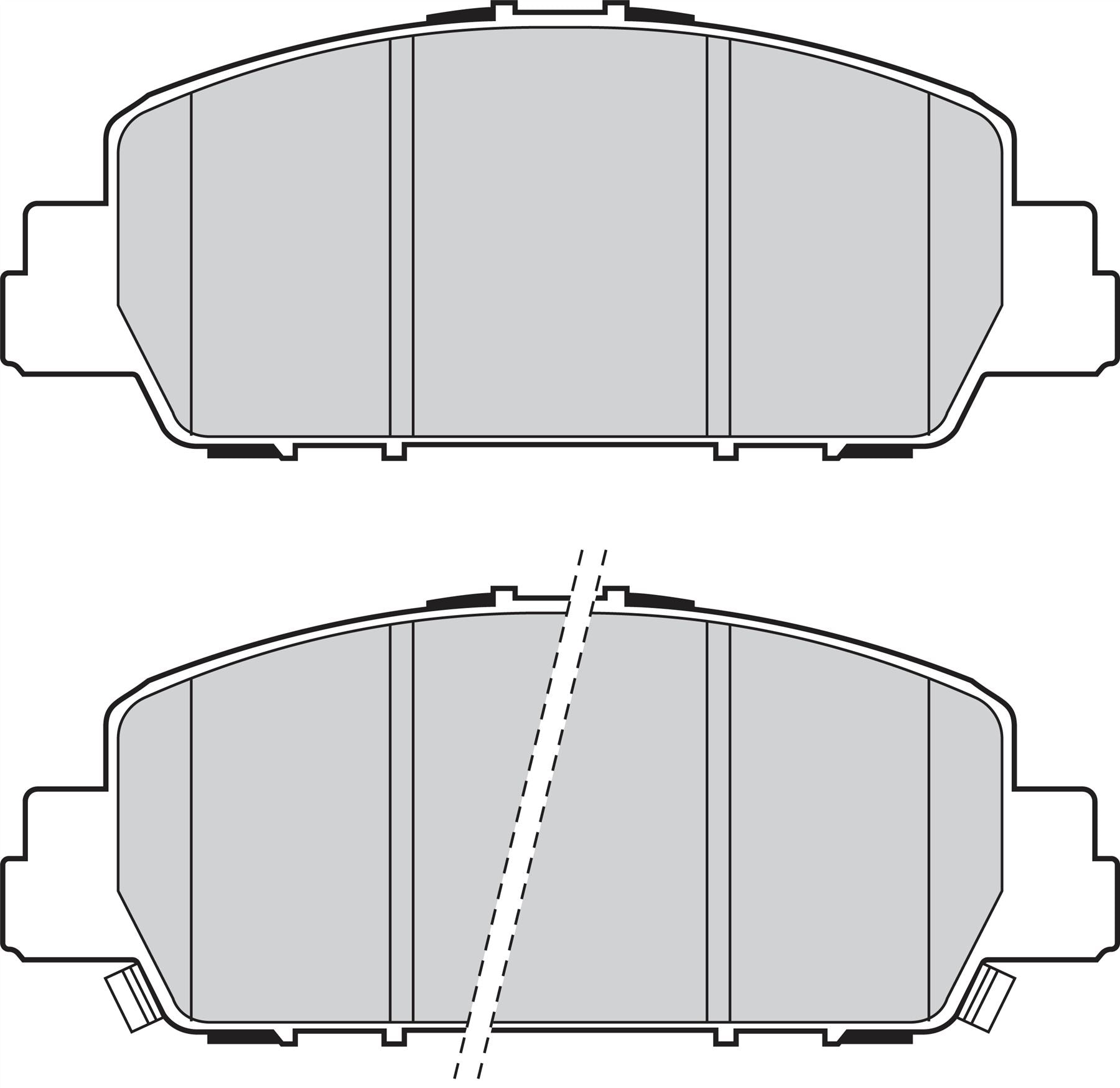 Valeo Front Brake Pad Set for Honda, OEM quality, OEM 45022-T2G-A00, MPN 302315