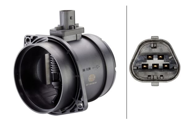 Hella Mass Air Flow Meter for Jaguar & Land Rover, OEM quality, OEM CPLA12B579BA, MPN 8ET 358 095-661
