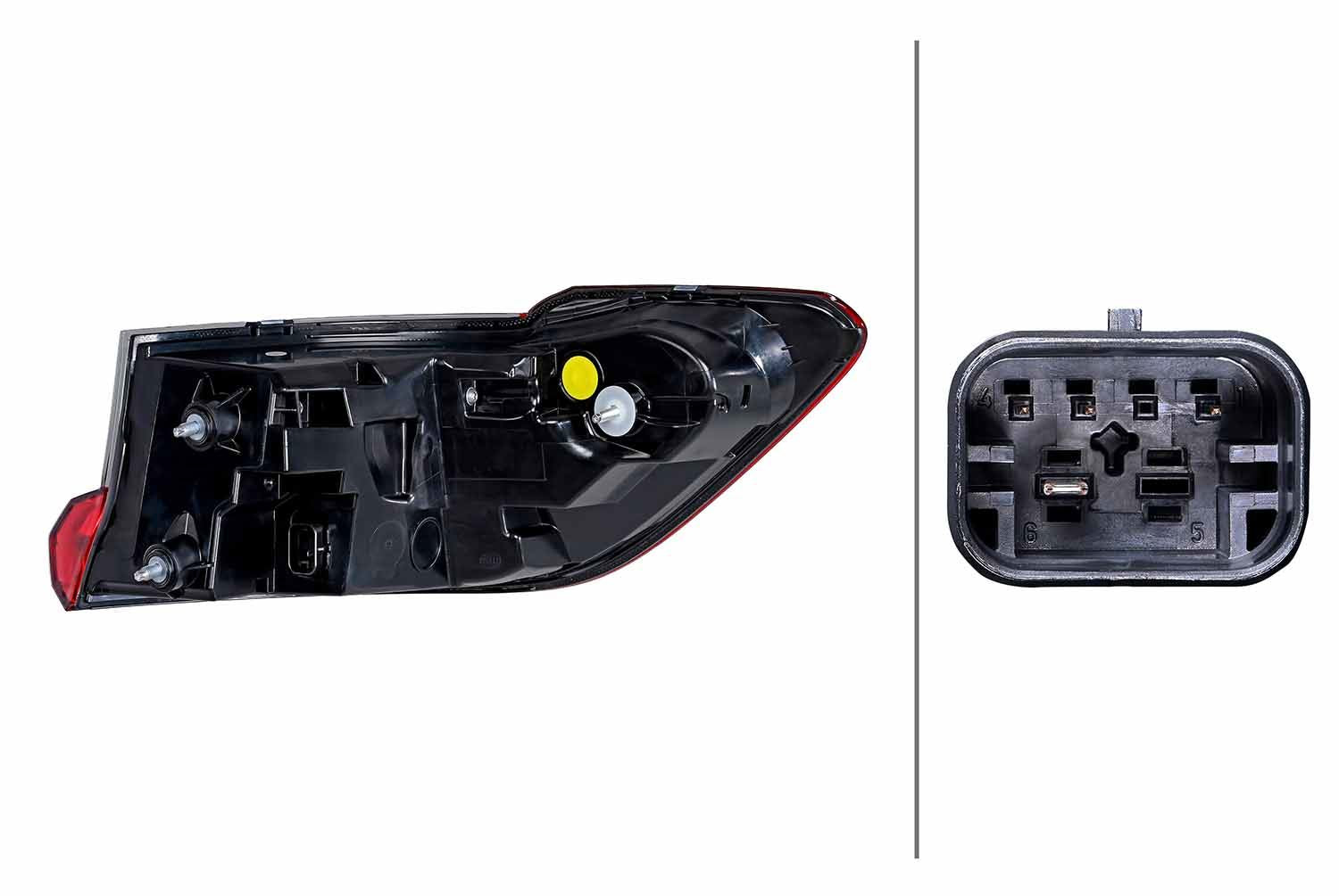 BMW 3 Series Left Rear Light, Hella OEM, OEM 5A3BC65-02 - View 3