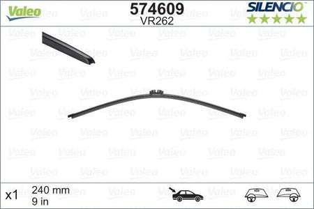 Valeo Rear Wiper Blade for Renault, Mini & more, OEM quality, OEM 1611353880, MPN 574609