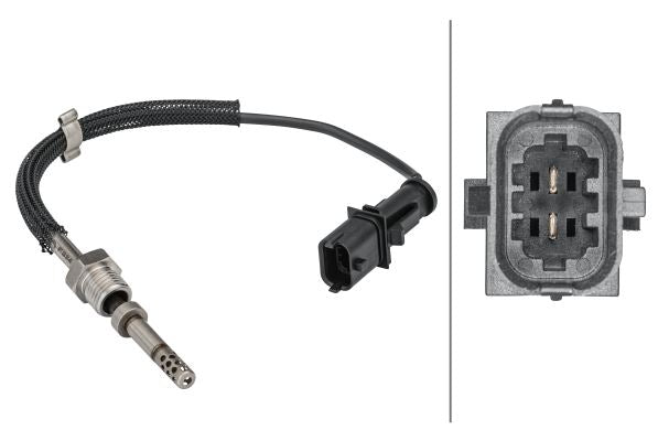 Hella Exhaust Gas Temperature Sensor for Saab & Vauxhall, OEM quality, OEM 55190616, MPN 6PT 358 181-461