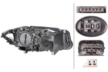 Hella Bi-Xenon LED Left Headlight for BMW, OEM quality, OEM 63 11 7 271 903 - View 2