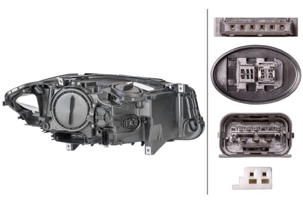 Hella Bi-Xenon LED Left Headlight for BMW, OEM quality, OEM 63 11 7 271 903 - View 2