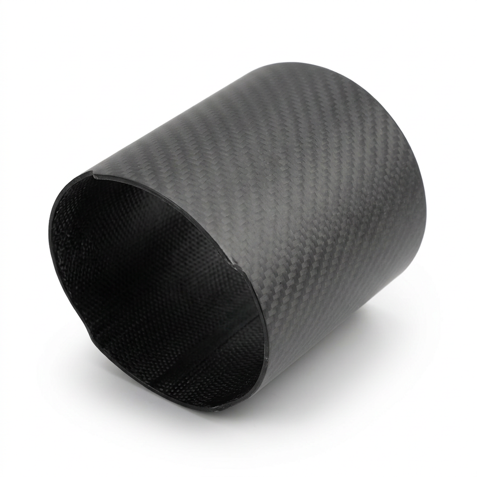 Matte carbon fibre sleeve