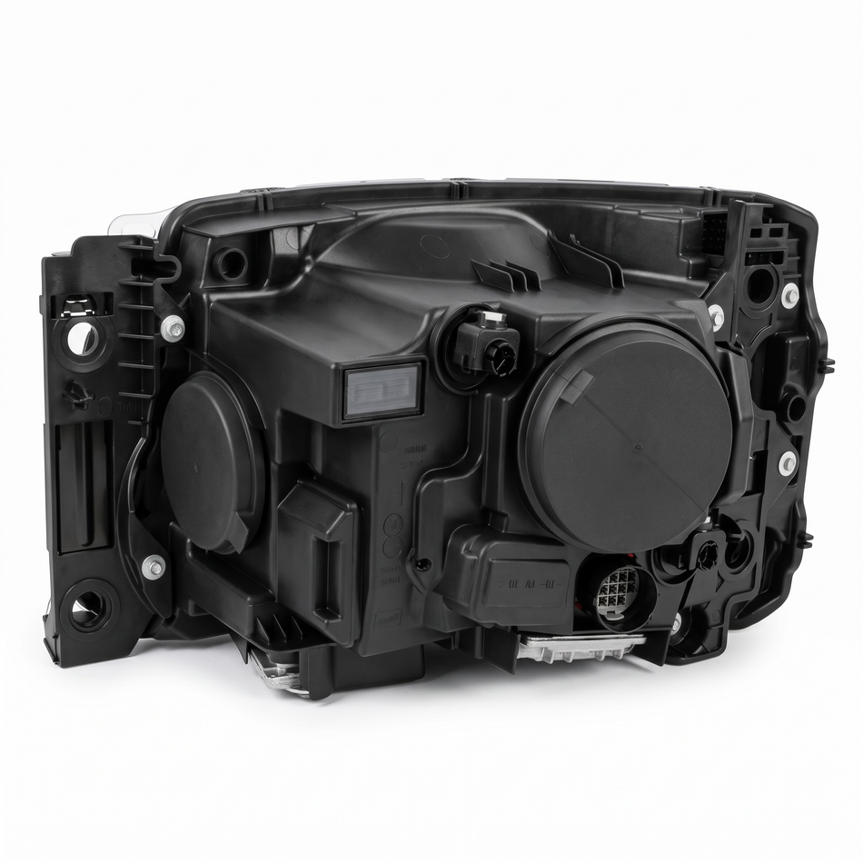 Land Rover Discovery Headlight Right, Valeo OEM LR052379, rear housing view