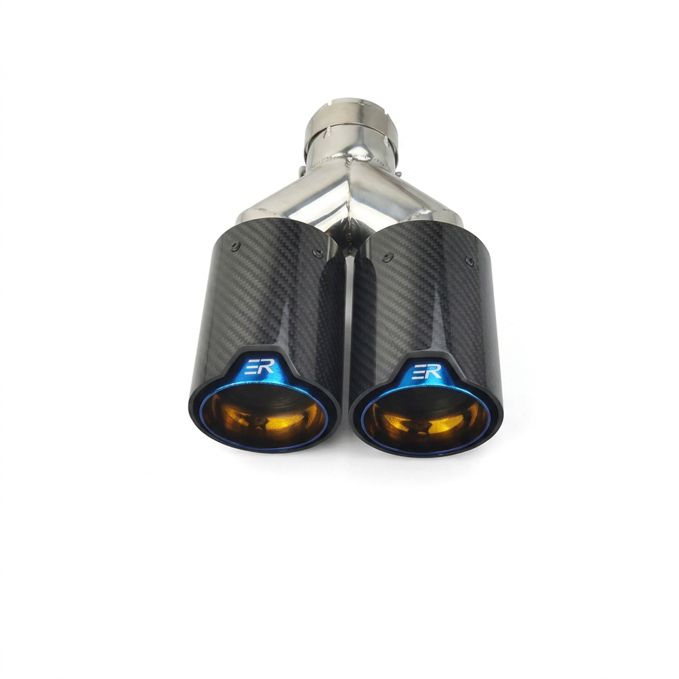 Twin carbon-fibre exhaust tip retry