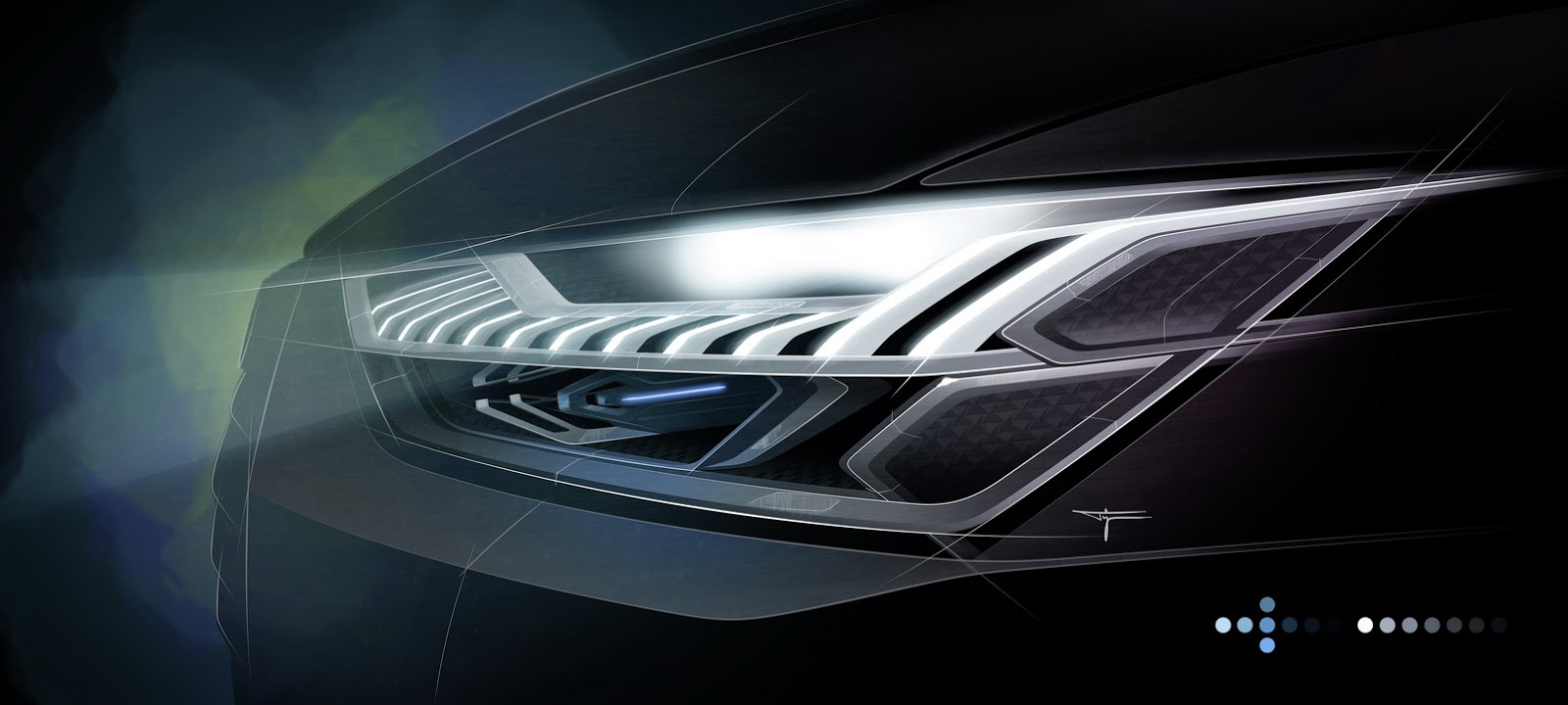 Artistic Audi A7 Headlight